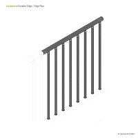 Brüstungsgeländer für die Treppen Edge und...