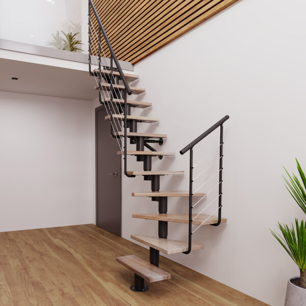 Platzsparende Mittelholmtreppe - Dixi Plus