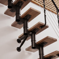Platzsparende Mittelholmtreppe - Dixi Plus