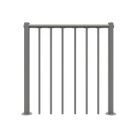 Brüstungsgeländer für die Raumspartreppe Smart