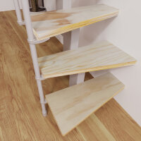 Platzsparende Mittelholmtreppe - Edge