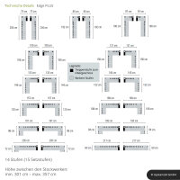 Platzsparende Mittelholmtreppe - Edge Plus