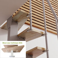Platzsparende Mittelholmtreppe - Edge Plus