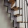 Raumspartreppe Edge PLUS - Grau, - 284cm (10 Stufen + Podest)