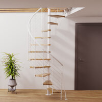 Platzsparende Spindeltreppe - Nova INOX