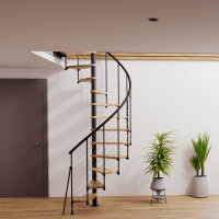 Platzsparende Spindeltreppe - Nova INOX