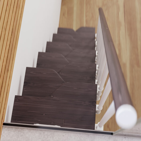 Platzsparende Mittelholmtreppe - Loft