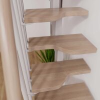 Platzsparende Mittelholmtreppe - Loft