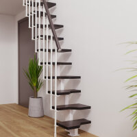 Platzsparende Mittelholmtreppe - Loft