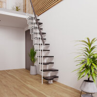 Platzsparende Mittelholmtreppe - Loft