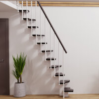 Platzsparende Mittelholmtreppe - Loft