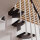 Platzsparende Mittelholmtreppe - Loft