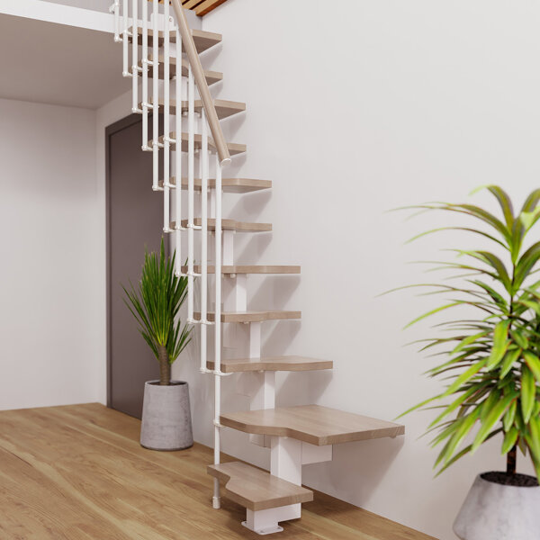 Platzsparende Mittelholmtreppe - Loft Plus